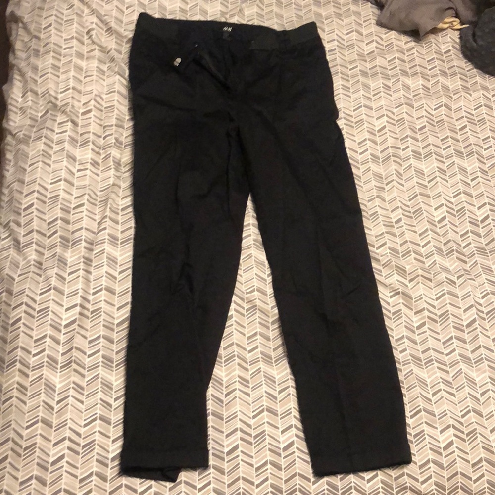 Black H&M straight leg women’s pants
